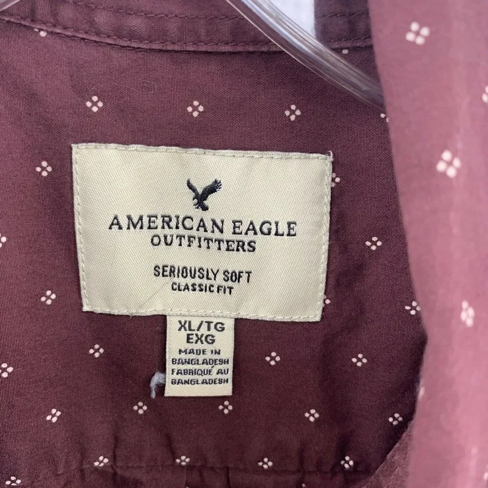 American Eagle Seriously Soft Button Up XL